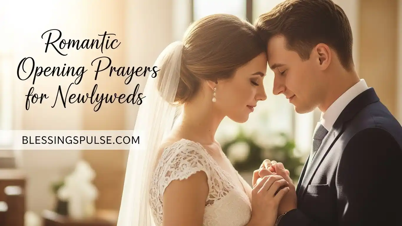 Romantic Opening Prayers for Newlyweds