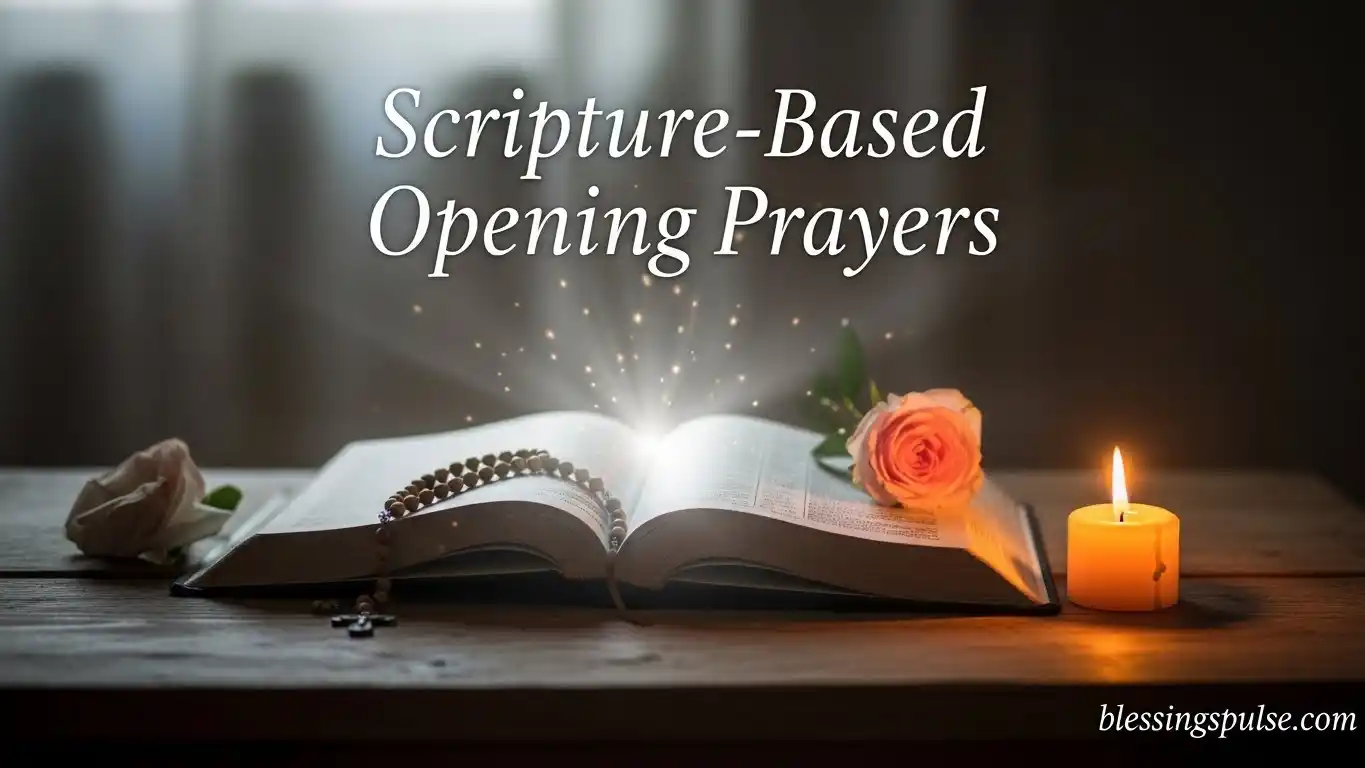 Scripture-Based Opening Prayers