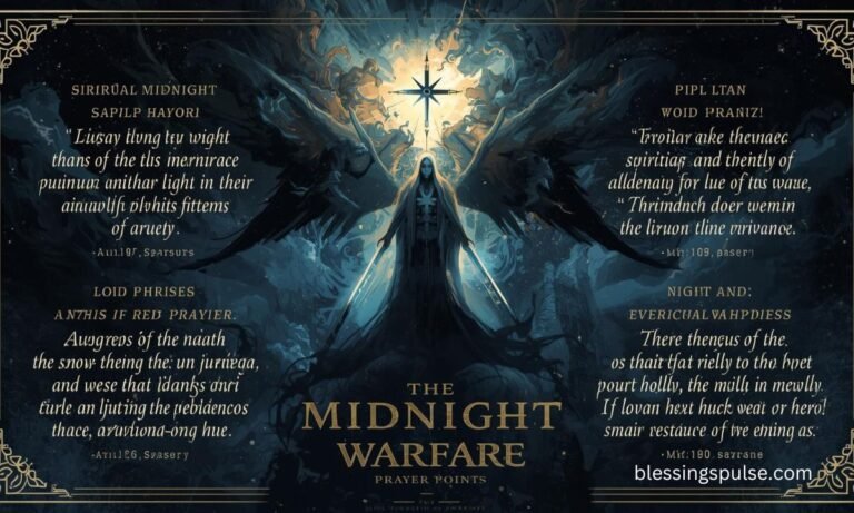 60+ Powerful Midnight Warfare Prayer Points With Scriptures