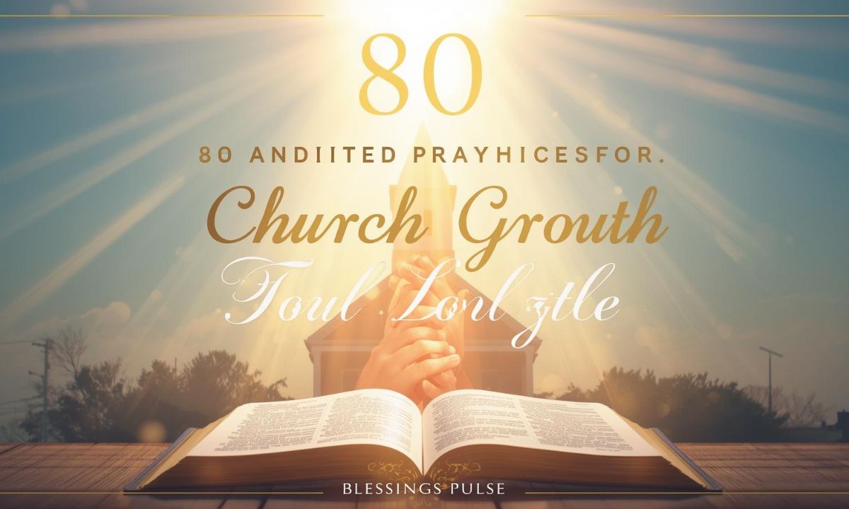80 Anointed Prayer Points for Church Growth with Powerful Bible Verses