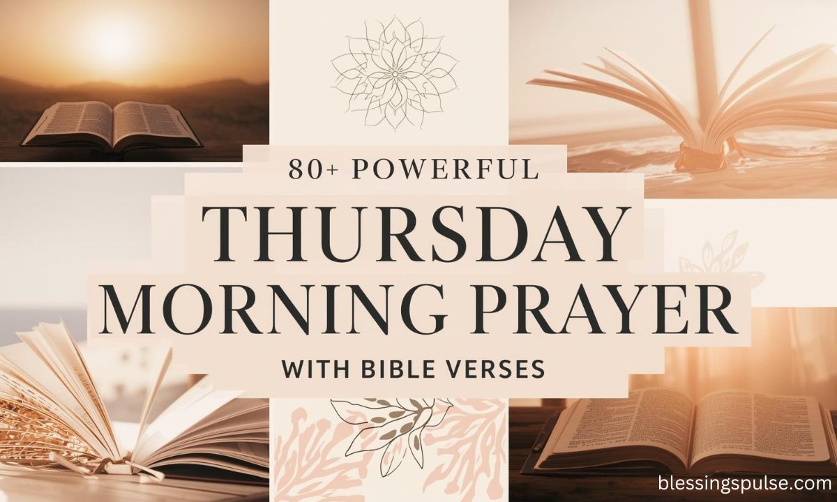 80+ Powerful Thursday Morning Prayer with Bible Verses
