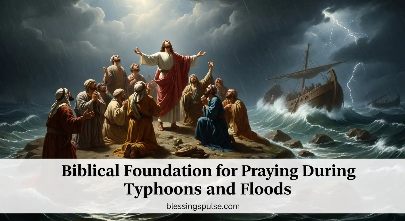 Biblical Foundation for Praying During Typhoons and Floods