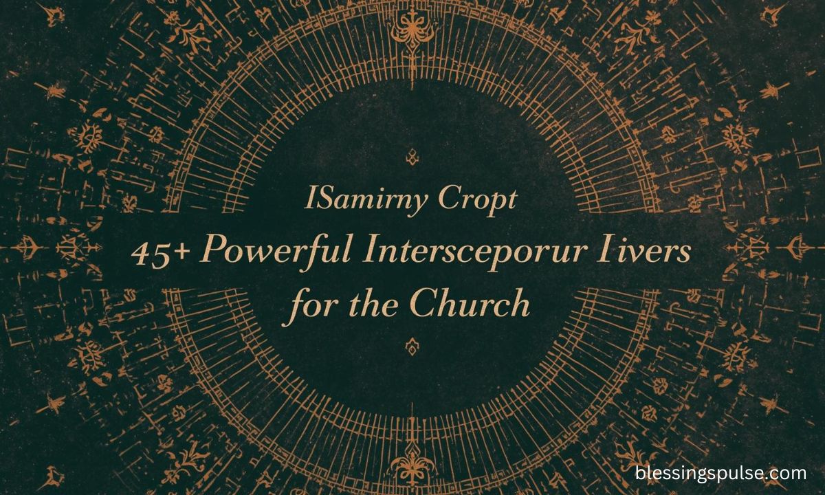 Intercession Prayers For This Sunday