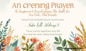 Opening Prayer for a Program with Bible Verses