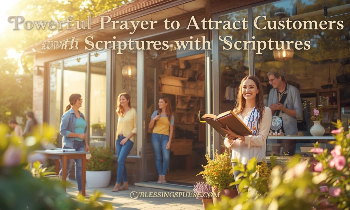 “Powerful Prayer to Attract Customers with Scriptures