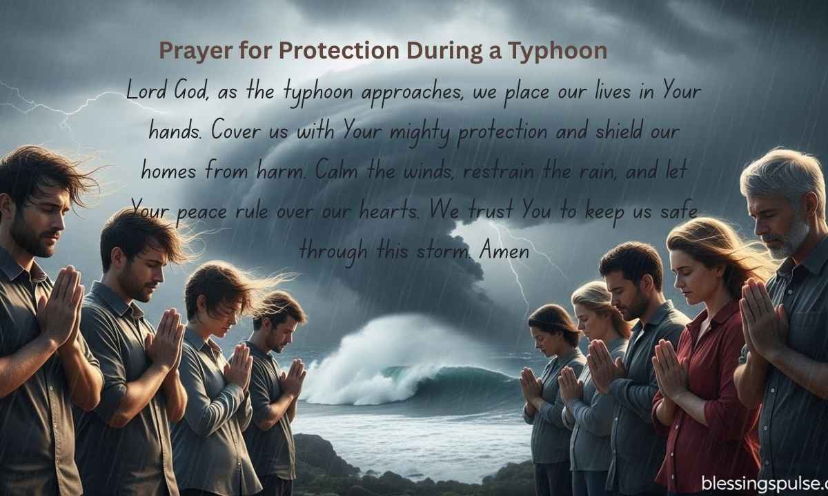 Prayer for Protection During a Typhoon  