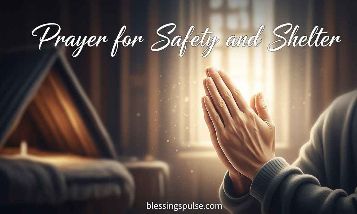 Prayer for Safety and Shelter 