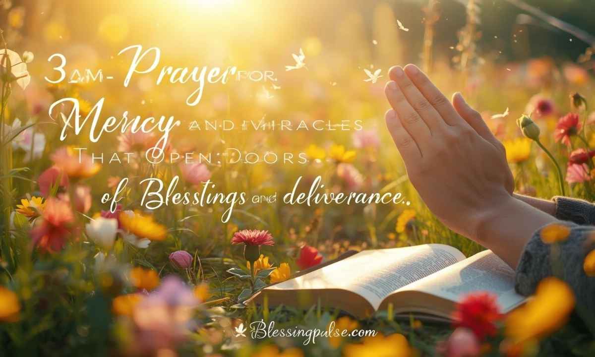 3AM Prayer for Mercy and Miracles That Open Doors