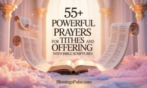 55+ Powerful Short Prayers for Tithes and Offering with Scriptures
