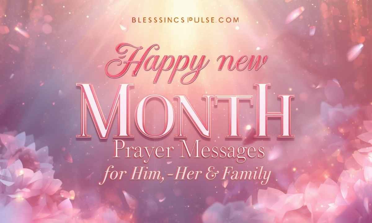 60+ Emotional Happy New Month Prayer Messages for Him, Her & Family