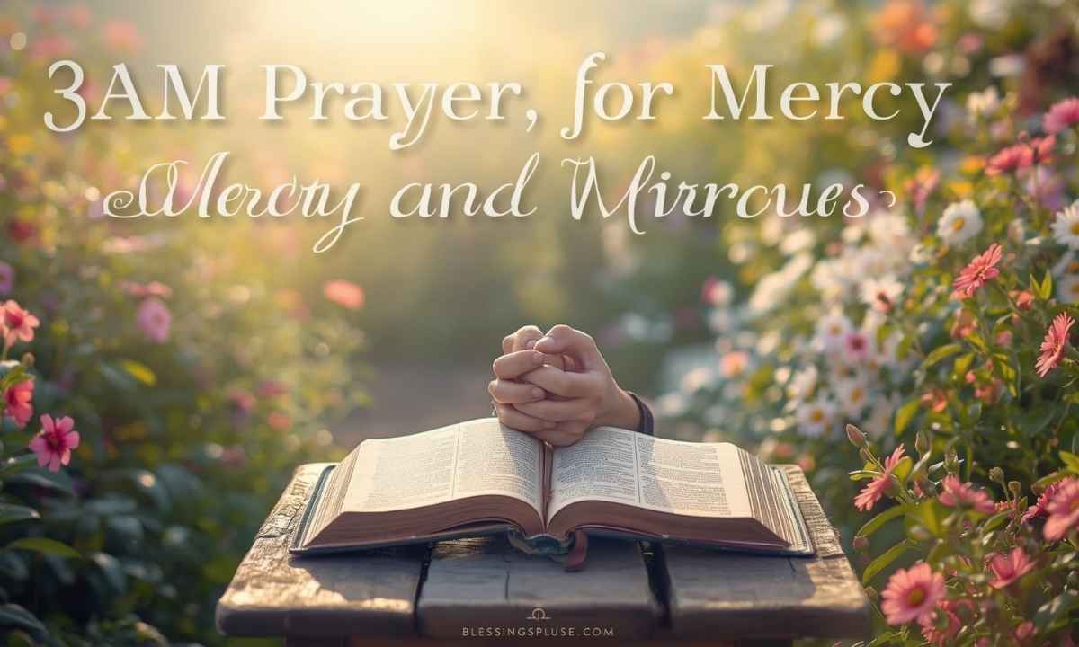 3AM Prayer for Mercy and Miracles