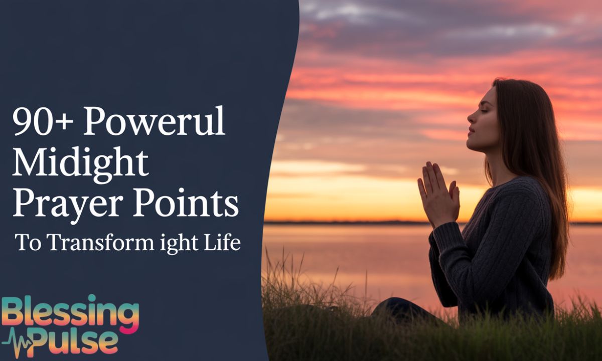 Midnight Prayer Points for Breakthrough and Favor