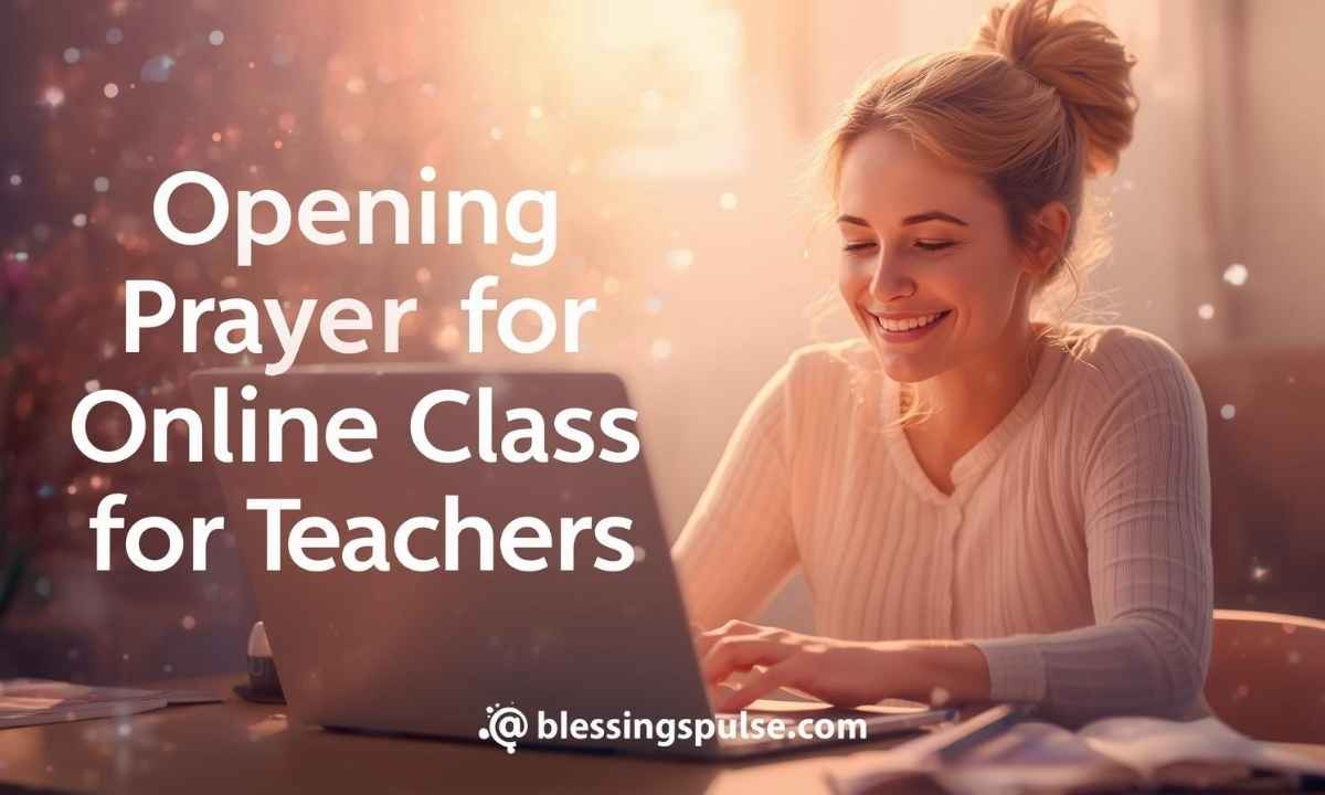 Opening Prayer for Online Class for Teachers