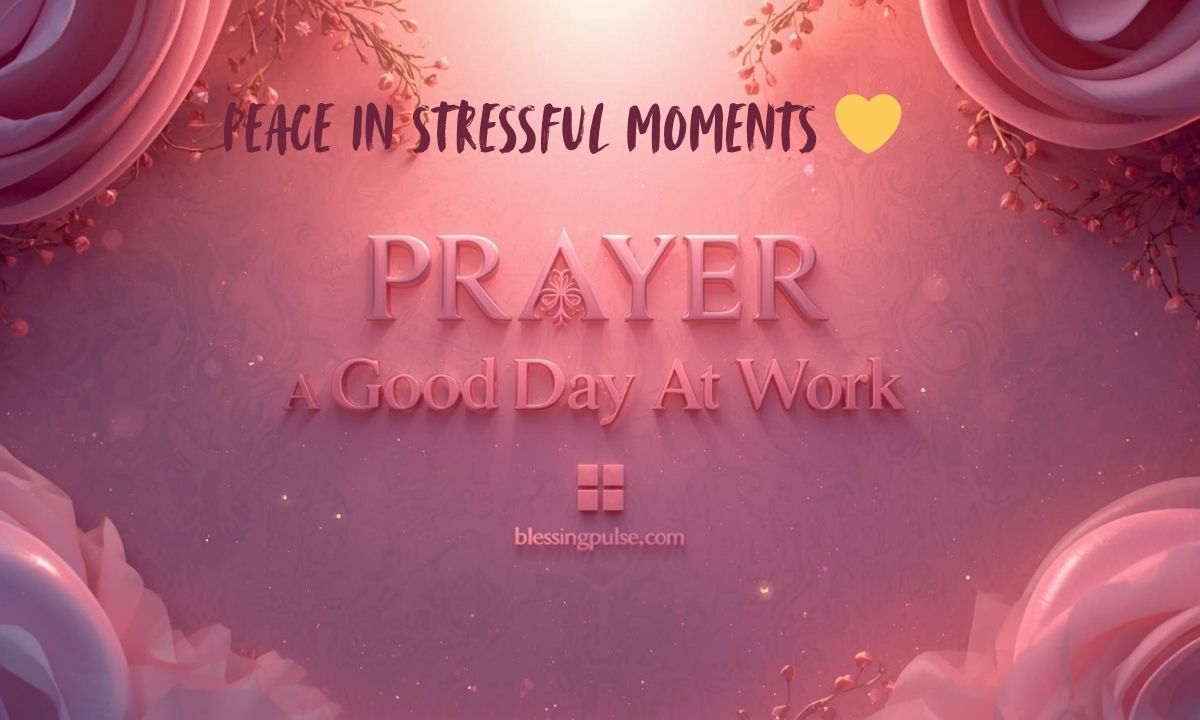 Peace In Stressful Moments 💛