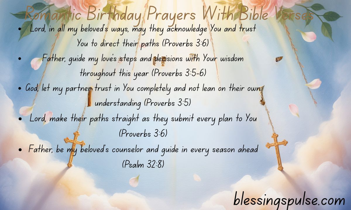 Romantic Birthday Prayers With Bible Verses