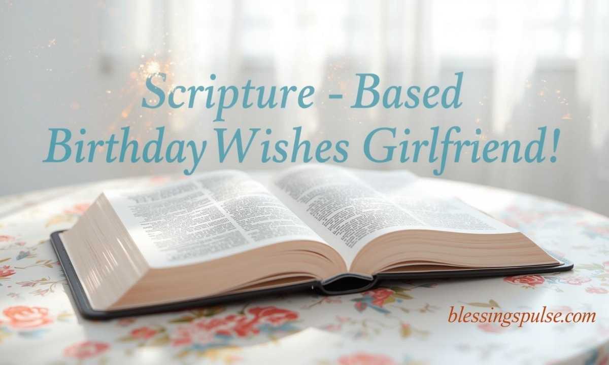 Scripture-Based Birthday Wishes for Girlfriend