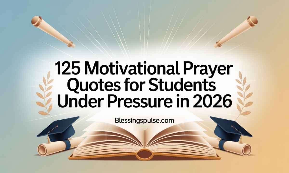 125 Motivational Prayer Quotes for Students Under Pressure in 2026