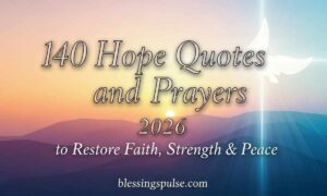 140 Hope Quotes and Prayers 2026 to Restore Faith, Strength & Peace