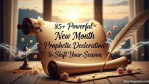 65+ Powerful New Month Prophetic Declaration to Shift Your Season
