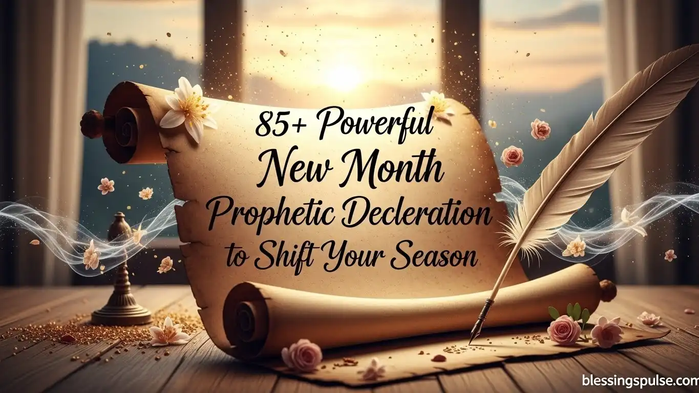 65+ Powerful New Month Prophetic Declaration to Shift Your Season