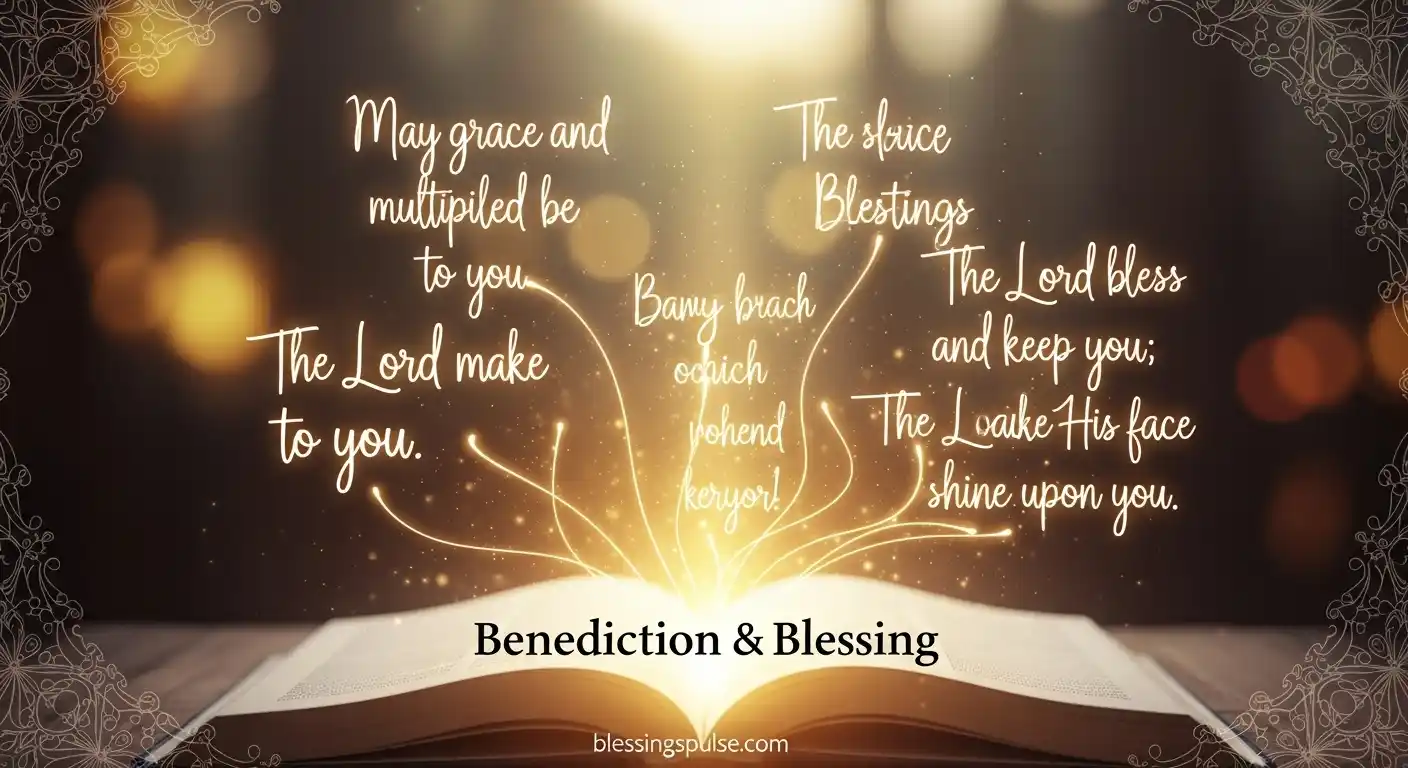 Benediction & Blessing Closing Prayers.