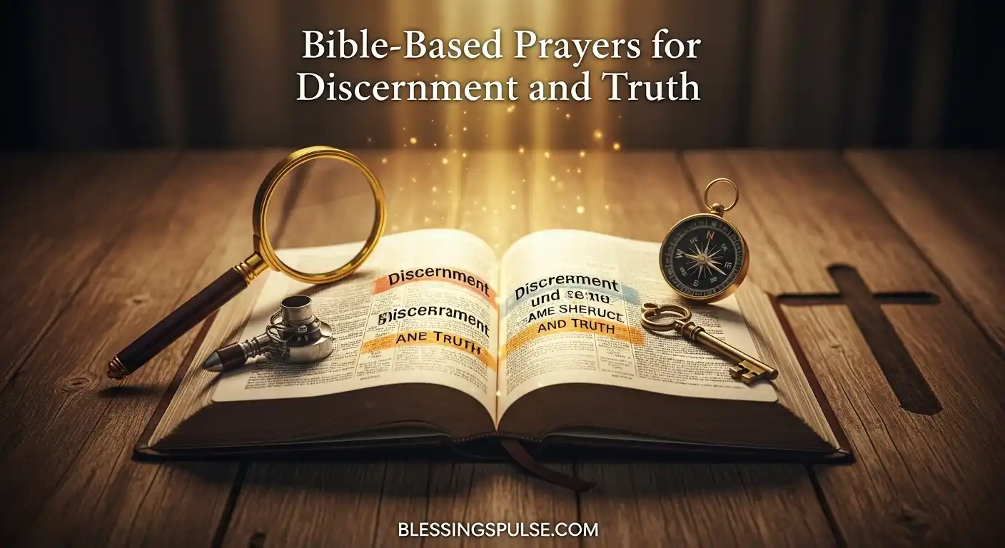 Bible-Based Prayers for Discernment and Truth.