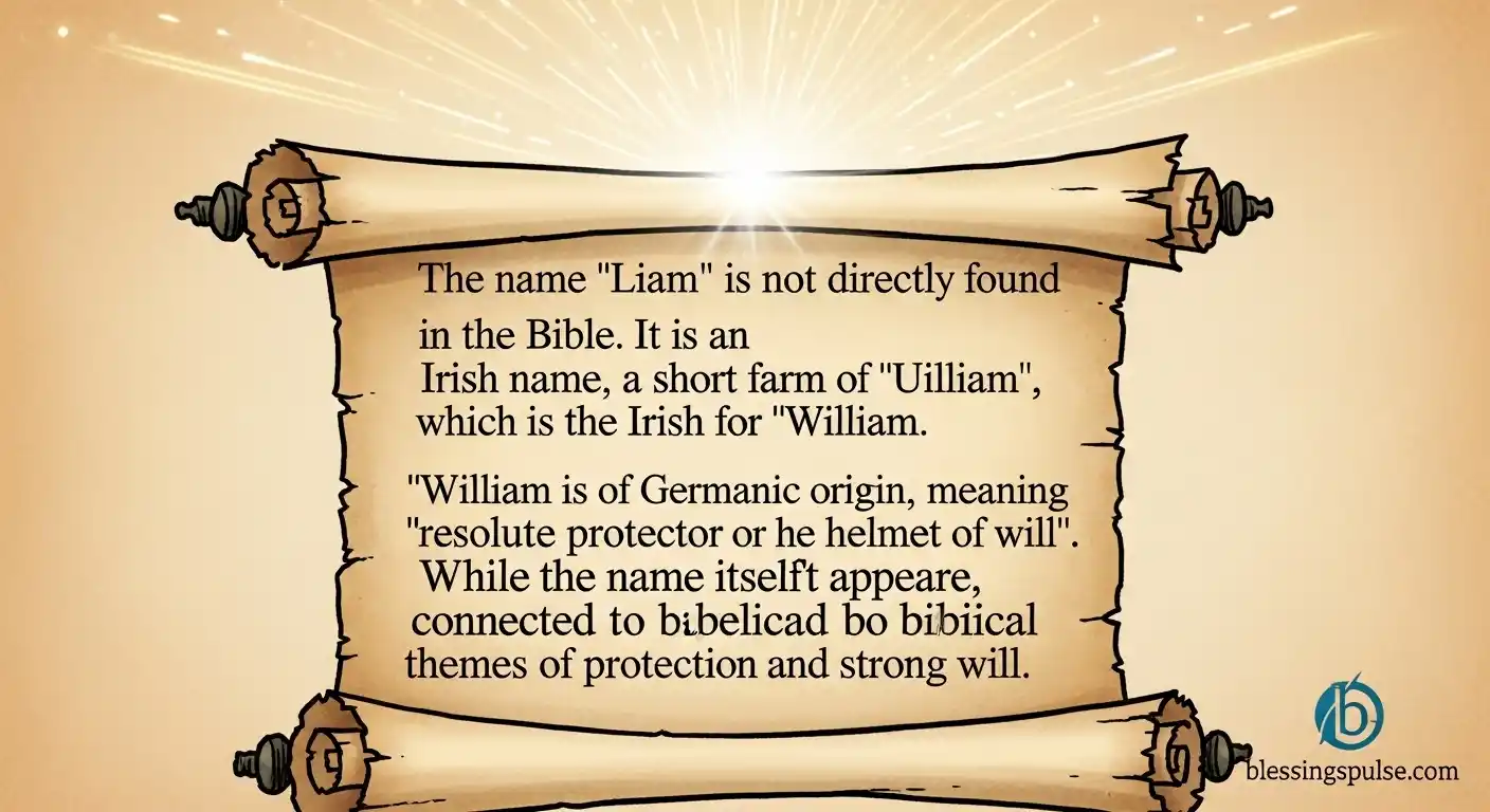 Bible Verses for People Named Liam.