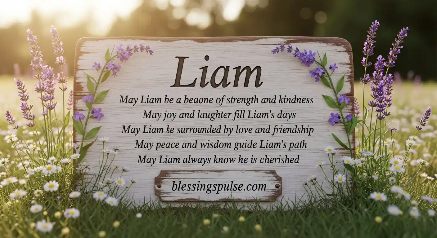 Blessings to Speak Over the Name Liam.