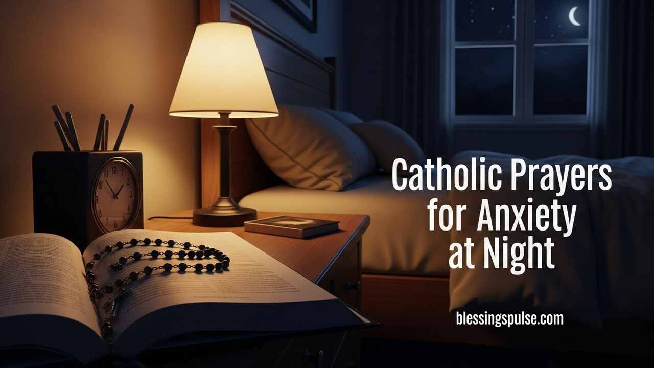 Catholic Prayers for Anxiety at Night