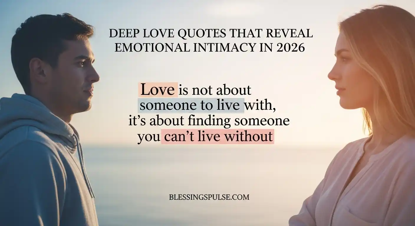 Deep Love Quotes That Reveal Emotional Intimacy in 2026.