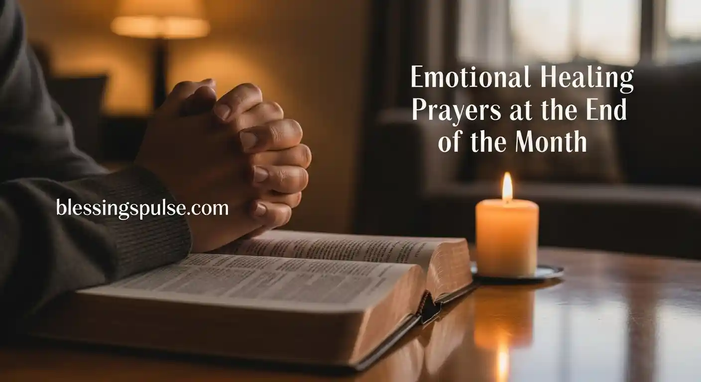 Emotional Healing Prayers at the End of the Month.