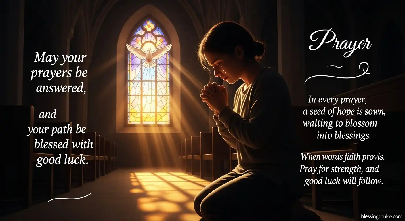 Emotional Prayers for Good Luck.