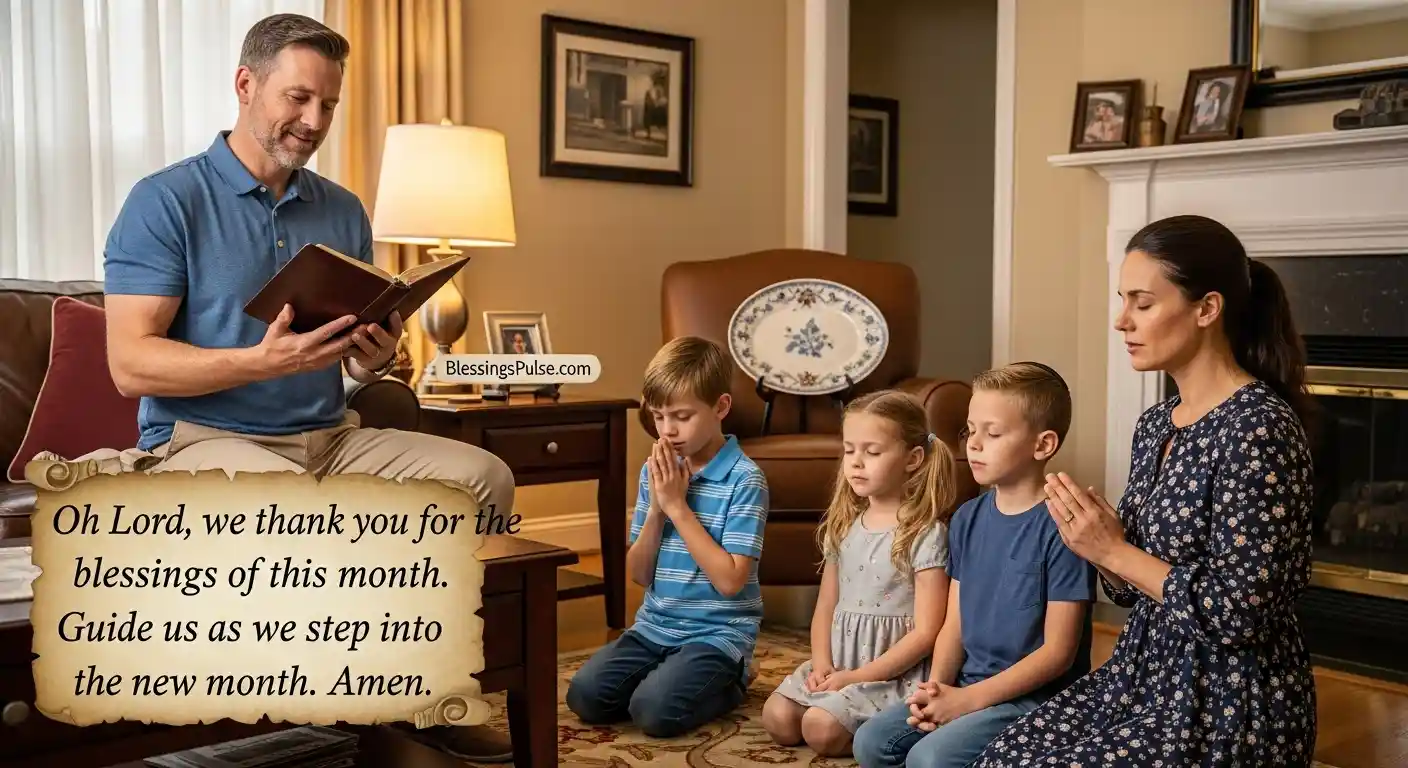 Family Prayers for the Last Day of the Month.