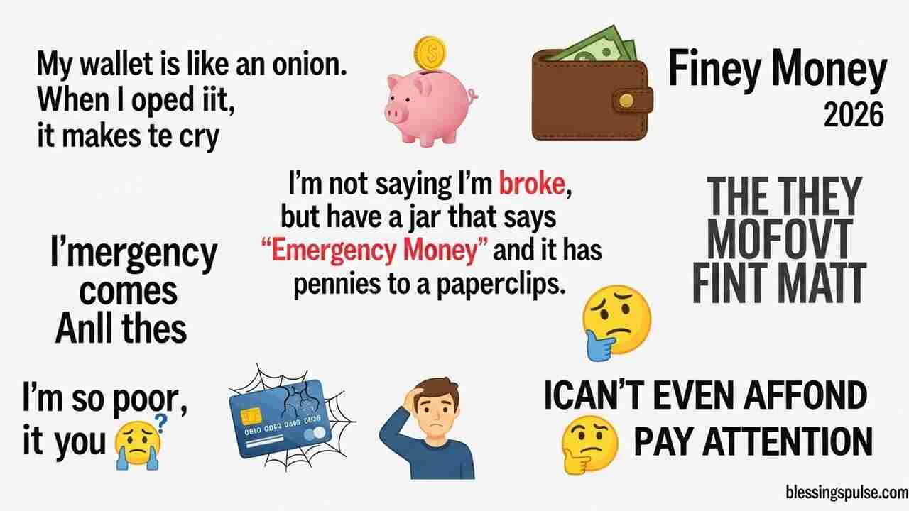 Hilarious Life Quotes 2026 About Money Problems