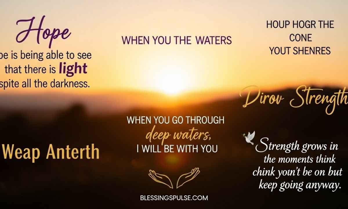 Hope Quotes and Prayers for When You Feel Tired or Burned Out
