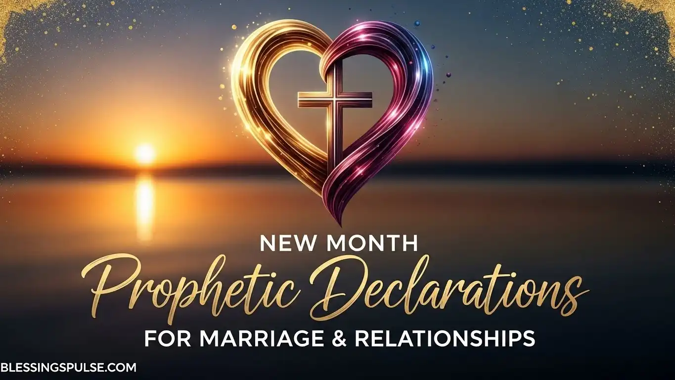 New Month Prophetic Declarations for Marriage & Relationships.