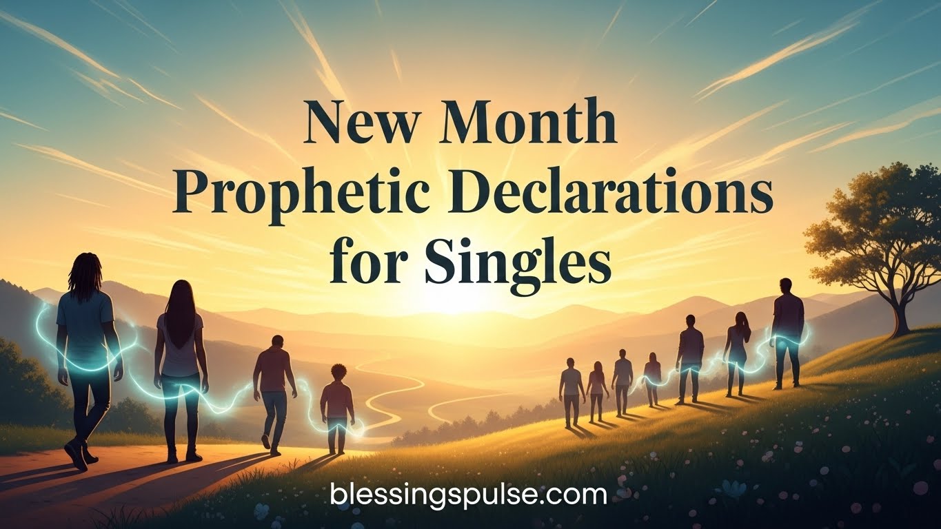 New Month Prophetic Declarations for Singles.