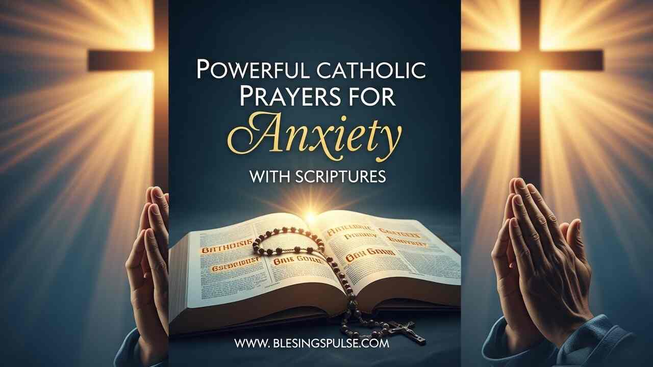 Powerful Catholic Prayers for Anxiety With Scriptures