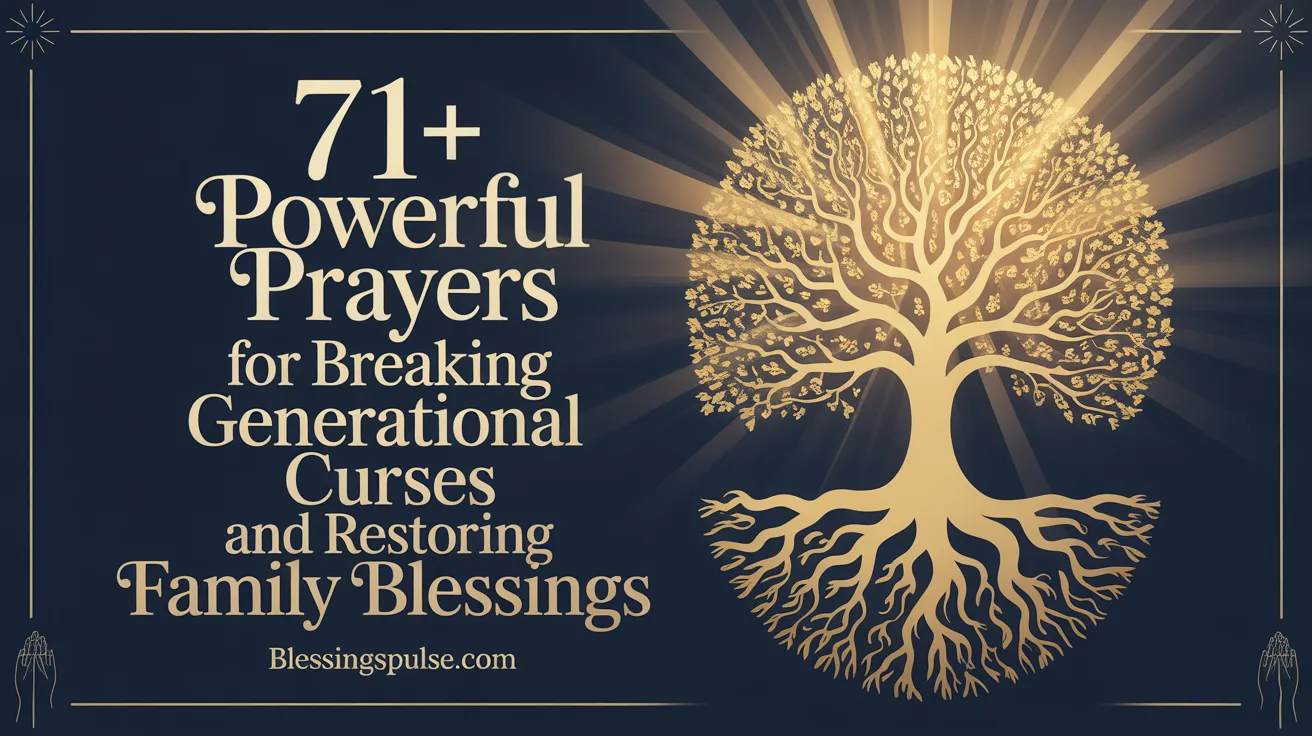 Prayers for Breaking Generational Curses at the Root.