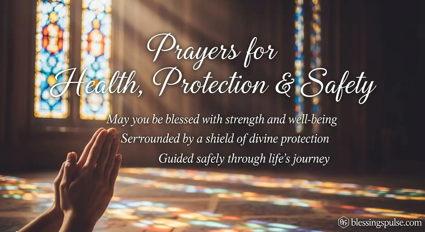 Prayers for Health, Protection & Safety.