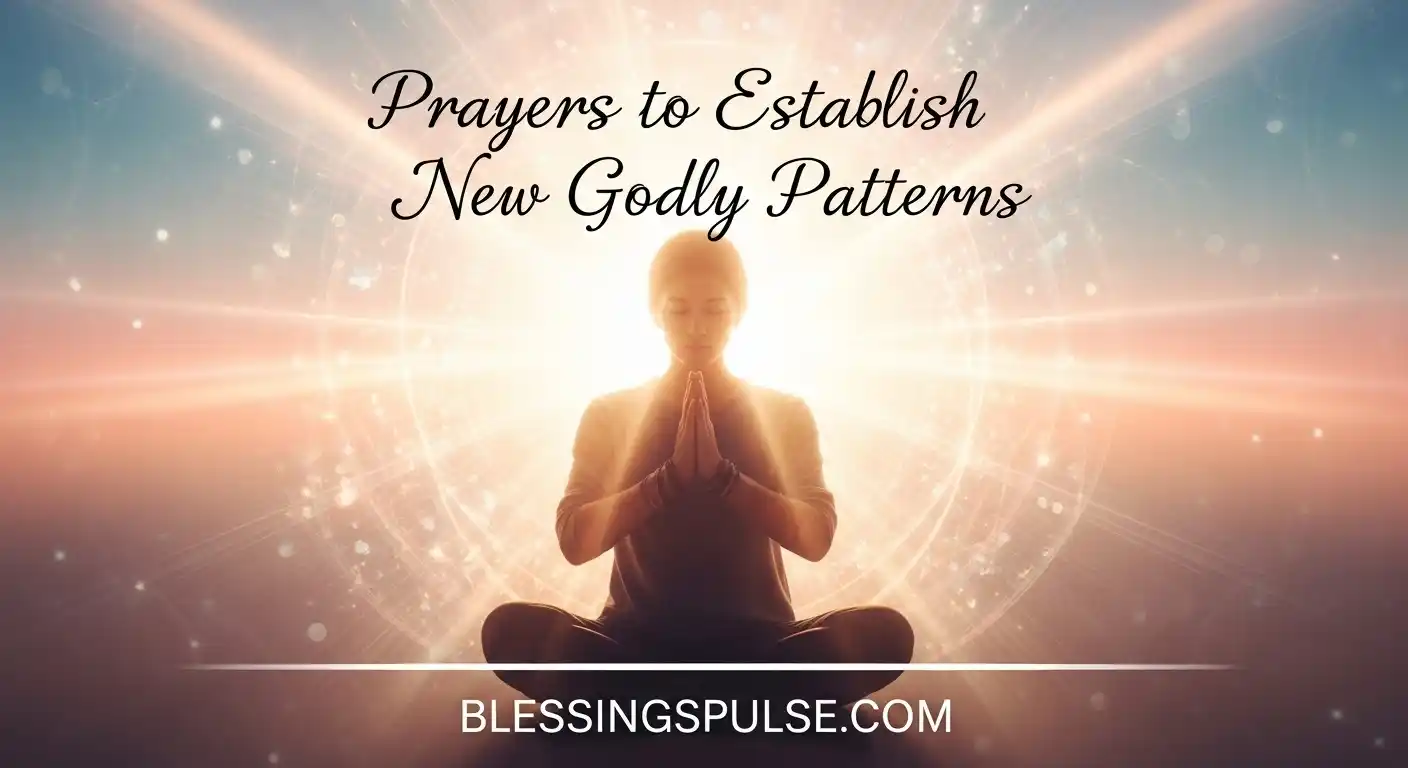 Prayers to Establish New Godly Patterns.