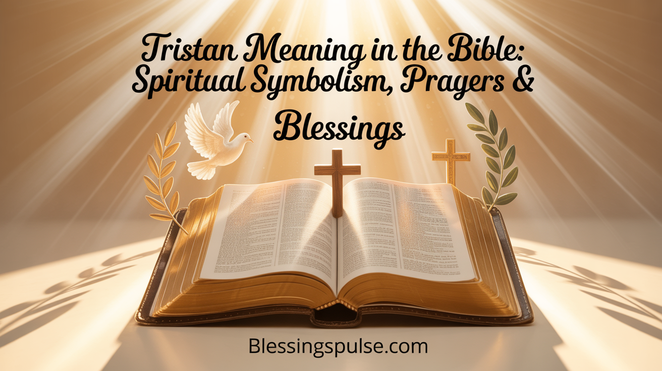 Spiritual Meaning of Tristan in the Bible.
