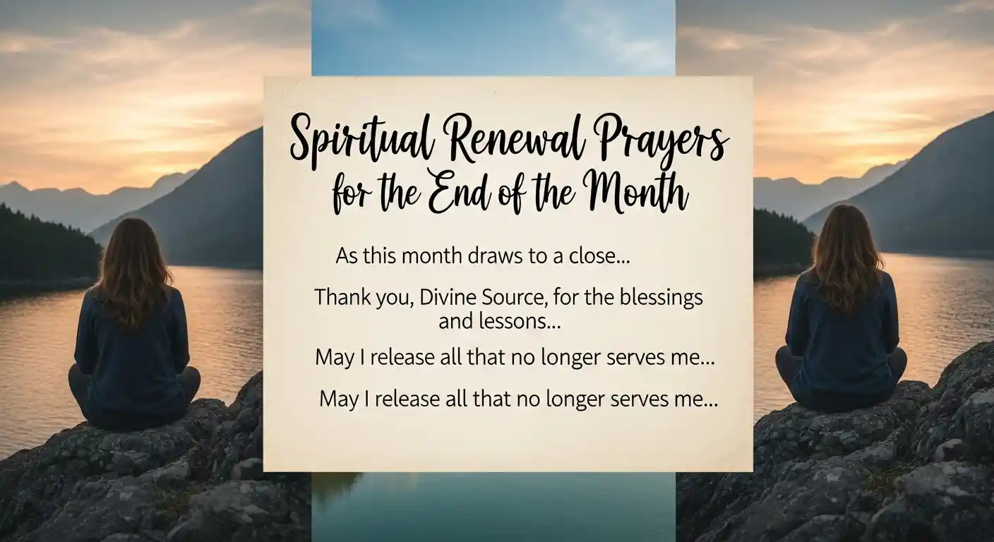 Spiritual Renewal Prayers for the End of the Month