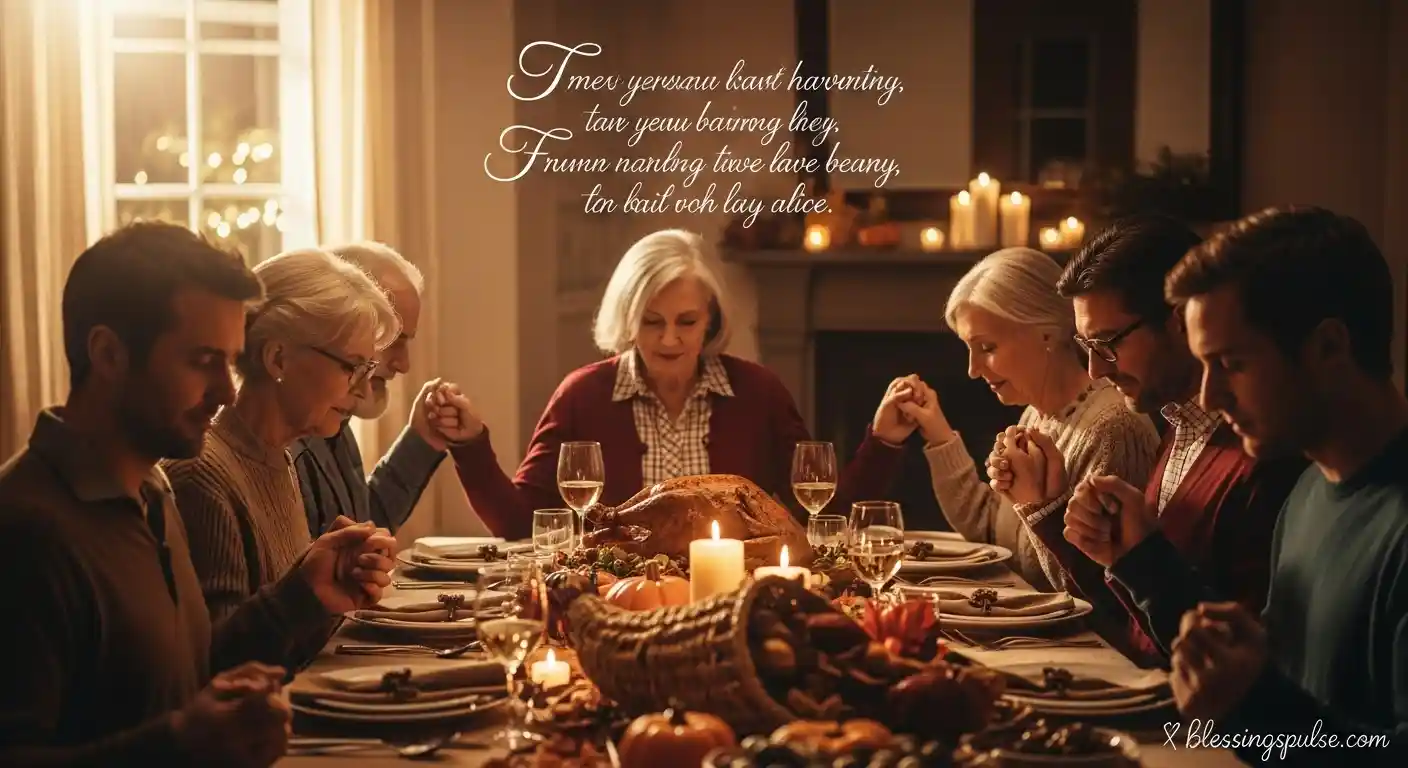 Thanksgiving Prayers for the Last Day of the Month.