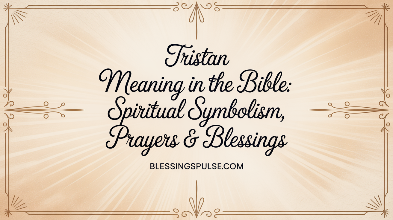 The Origin of the Name Tristan.