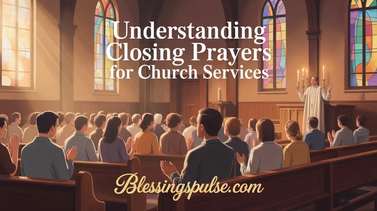 Understanding Closing Prayers for Church Services.