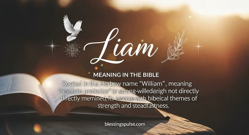 What Does Liam Mean in the Bible.