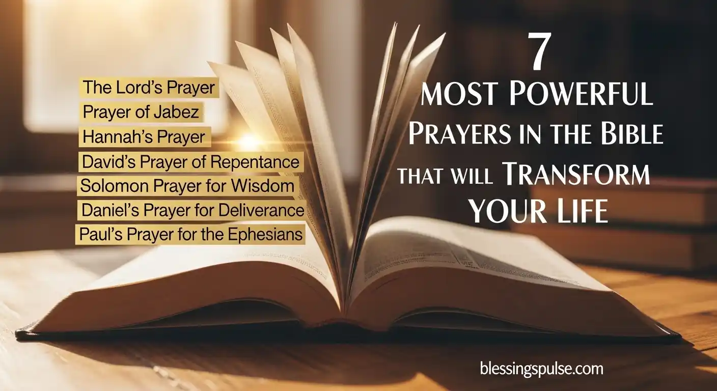 7 Most Powerful Prayers in the Bible That Will Transform Your Life.