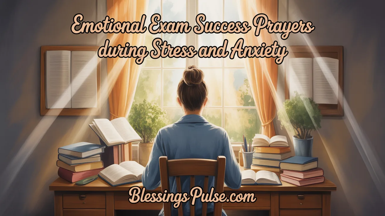 Emotional Exam Success Prayers During Stress and Anxiety