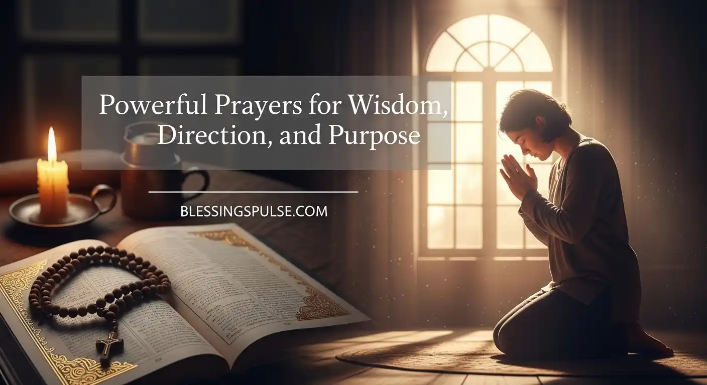 Powerful Prayers for Wisdom, Direction, and Purpose.